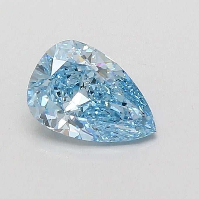 1.02 Ct. Fancy Vivid Blue Pear Lab Grown Diamond