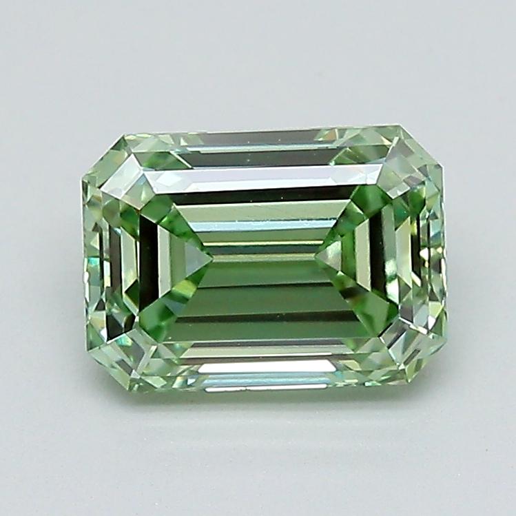 2.09 Ct. Fancy Vivid  Green Emerald Lab Grown Diamond