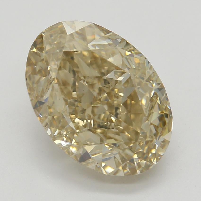 3.01 Ct. Fancy Yellowish Brown Oval Diamond
