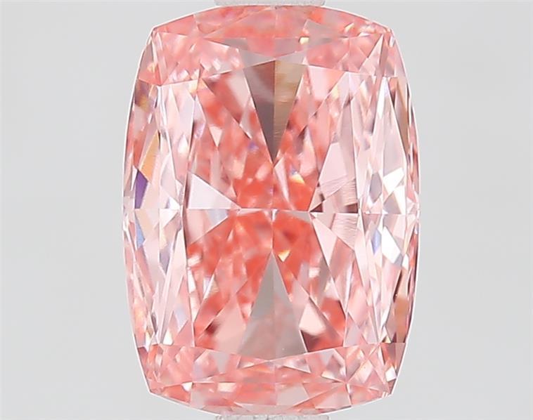1.56 Ct. Fancy Vivid Pink Cushion Lab Grown Diamond