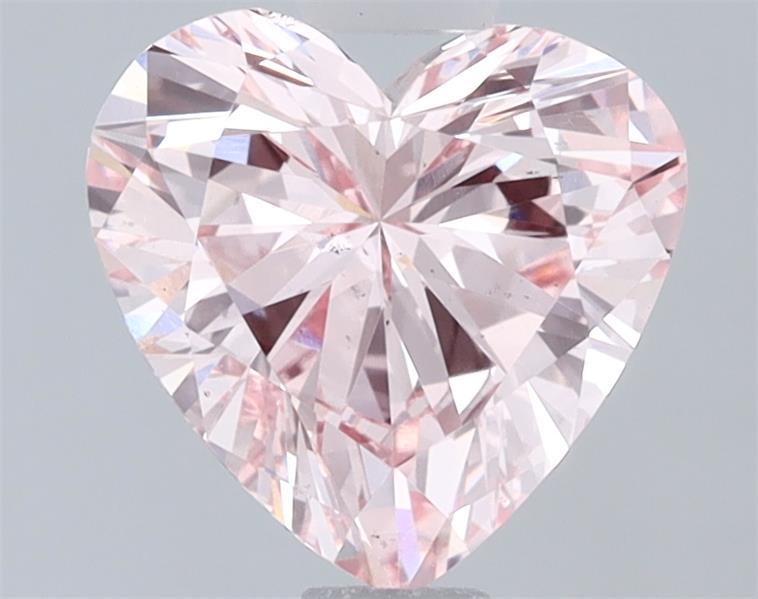 1.06 Ct. Fancy Intense Pink Heart Lab Grown Diamond