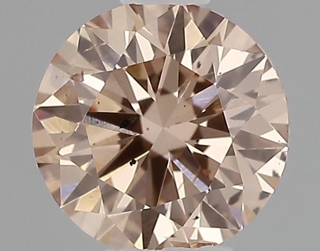 0.40 Ct. Fancy Brown Pink Round Lab Grown Diamond