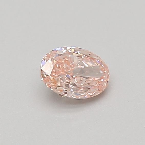 0.35 Ct. Fancy Intense Pink Oval Lab Grown Diamond