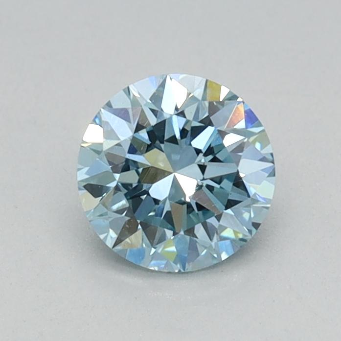 0.43 Ct. Fancy Vivid Blue Round Lab Grown Diamond