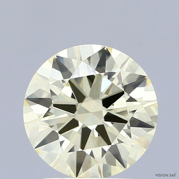 2.08 Ct. Fancy Light Yellow Round Lab Grown Diamond