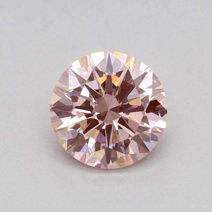 0.35 Ct. Fancy Intense Pink Round Lab Grown Diamond