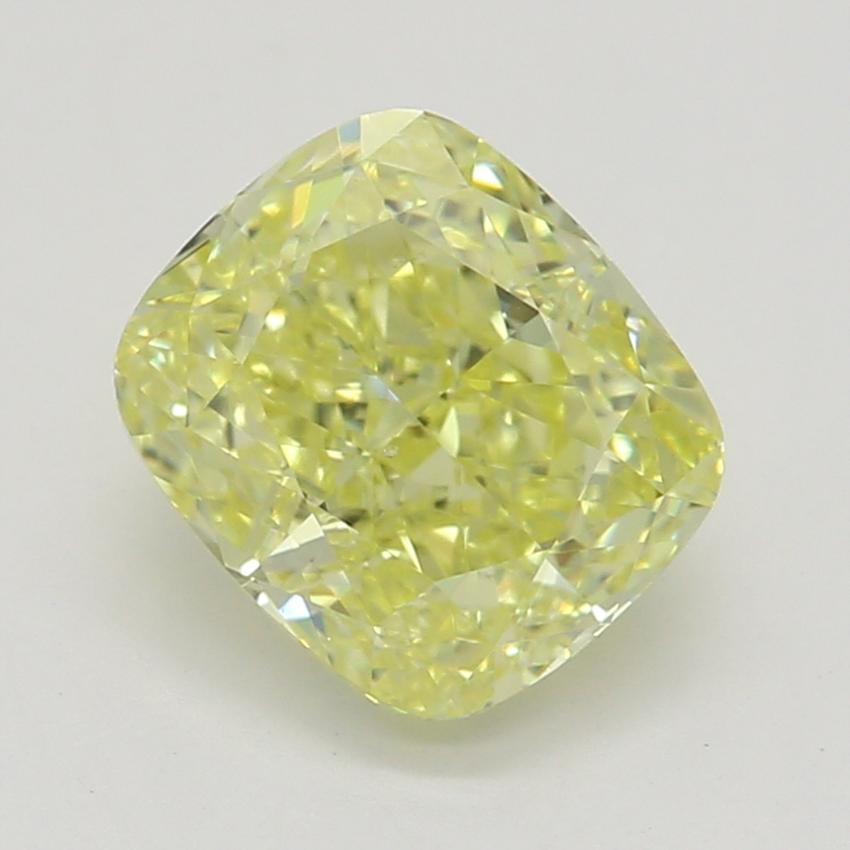1.03 Ct. Fancy Intense Yellow Cushion Diamond