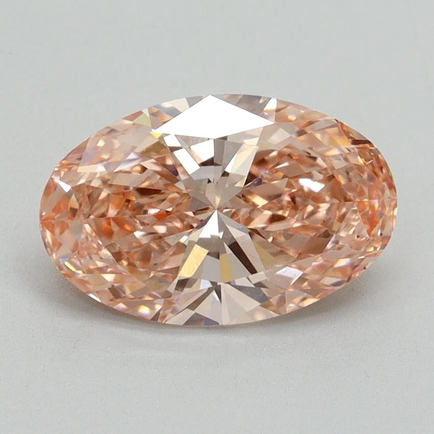 2.02 Ct. Fancy Vivid Pink Oval Lab Grown Diamond