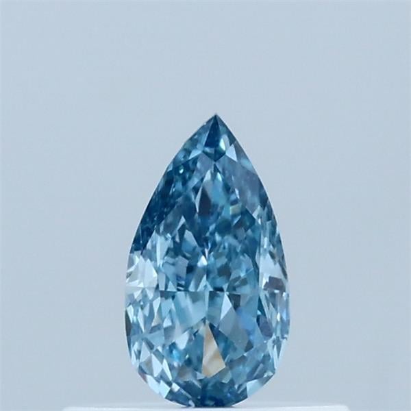 0.35 Ct. Fancy Vivid  Blue Pear Lab Grown Diamond