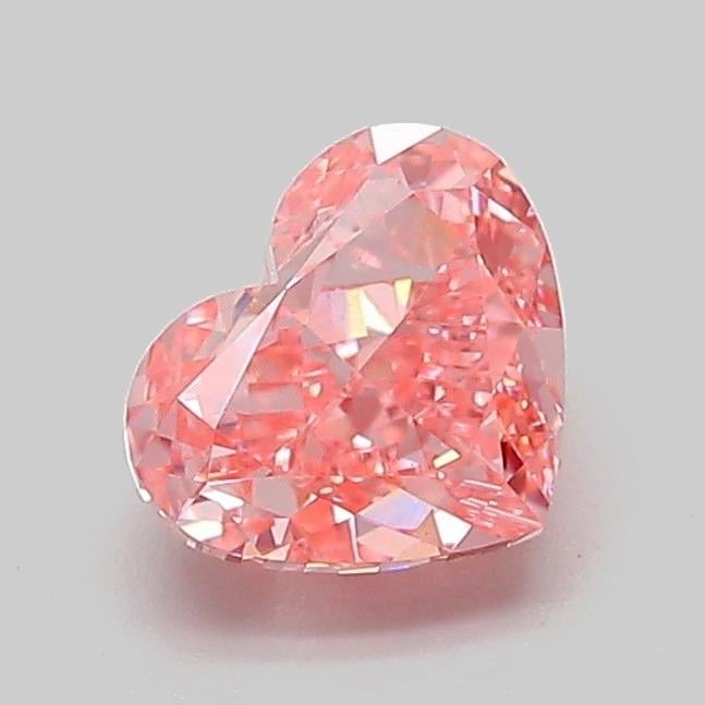 1.06 Ct. Fancy Vivid Pink Heart Lab Grown Diamond