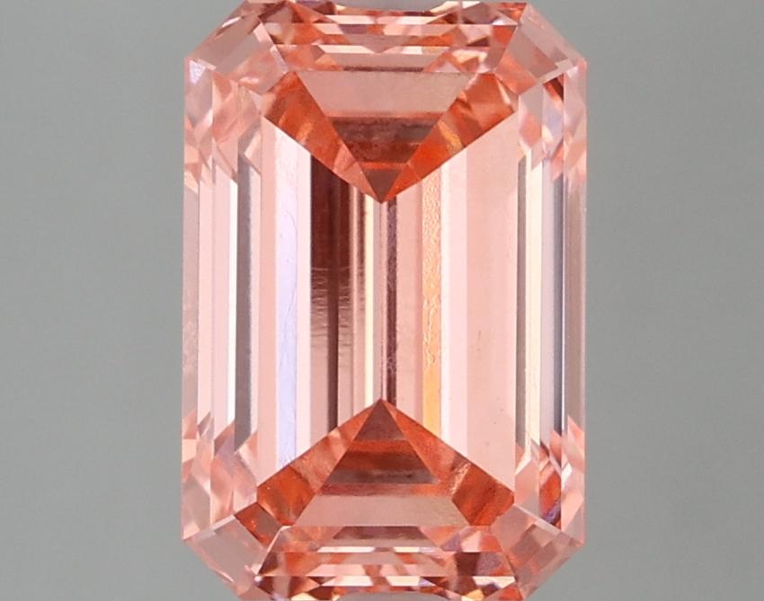 3.32 Ct. Fancy Vivid Pink Emerald Lab Grown Diamond
