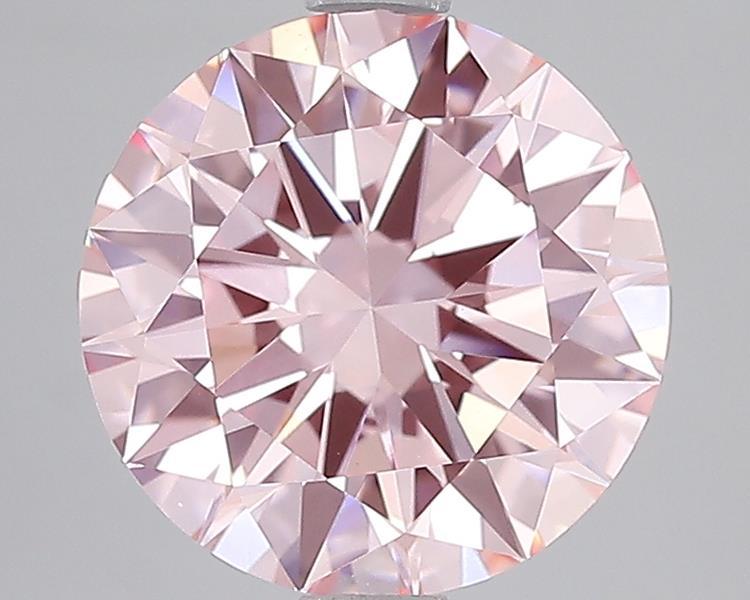 2.93 Ct. Fancy Vivid Pink Round Lab Grown Diamond