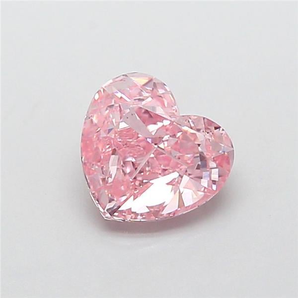 1.39 Ct. Fancy Vivid Pink Heart Lab Grown Diamond