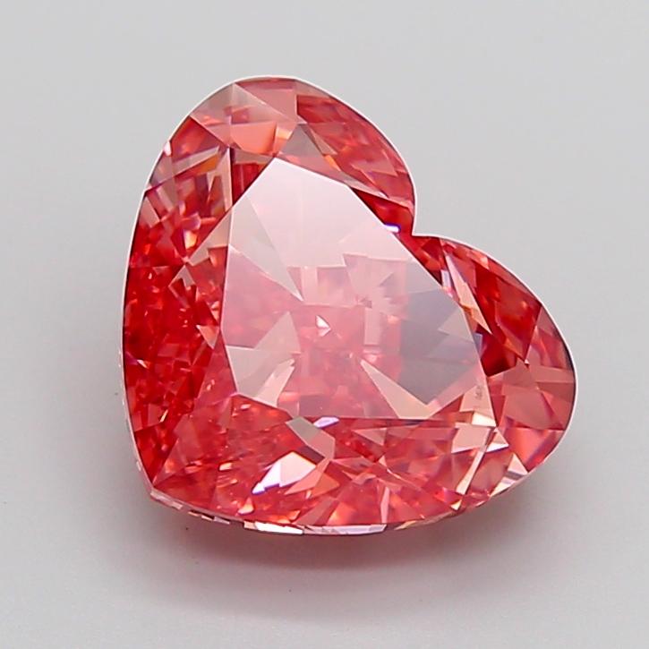 8.00 Ct. Fancy Vivid Pink Heart Lab Grown Diamond
