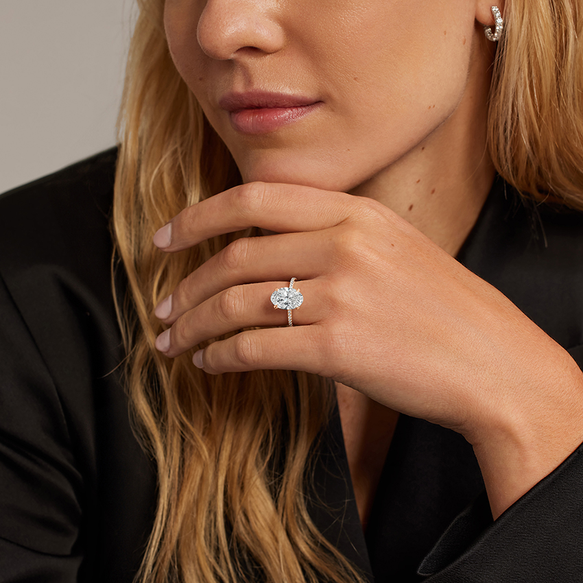 14K Rose Gold Demi Diamond Ring (1/3 ct. tw.)