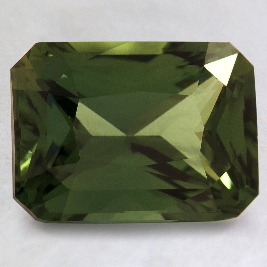 9.5x7mm Premium Green Radiant Sapphire