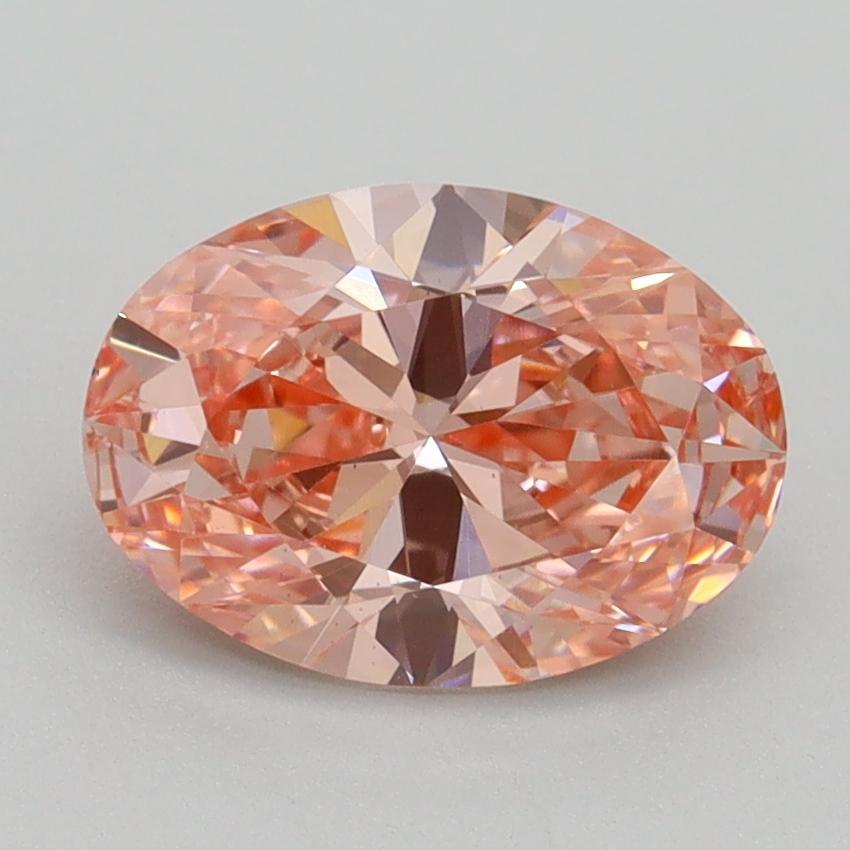 1.70 Ct. Fancy Intense Pink Oval Lab Grown Diamond