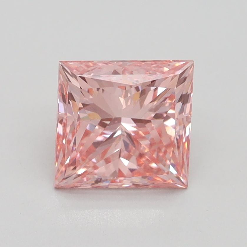 1.48 Ct. Fancy Vivid Pink Princess Lab Grown Diamond