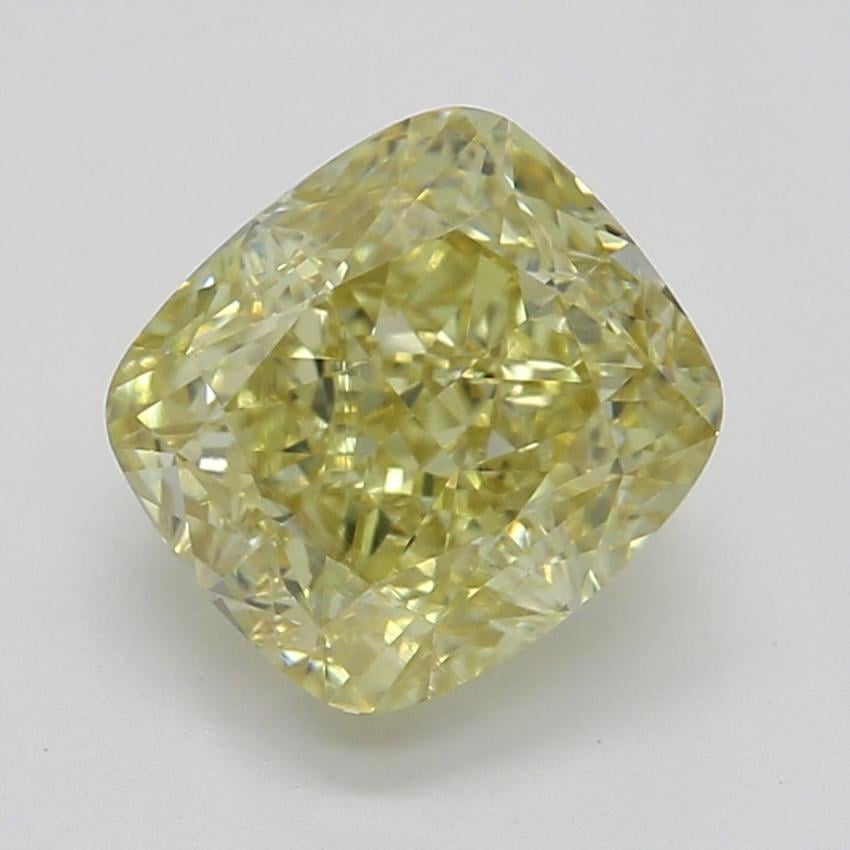 1.12 Ct. Fancy Yellow Cushion Diamond
