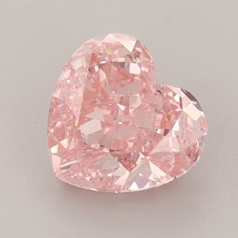 1.82 Ct. Fancy Vivid  Pink Heart Lab Grown Diamond