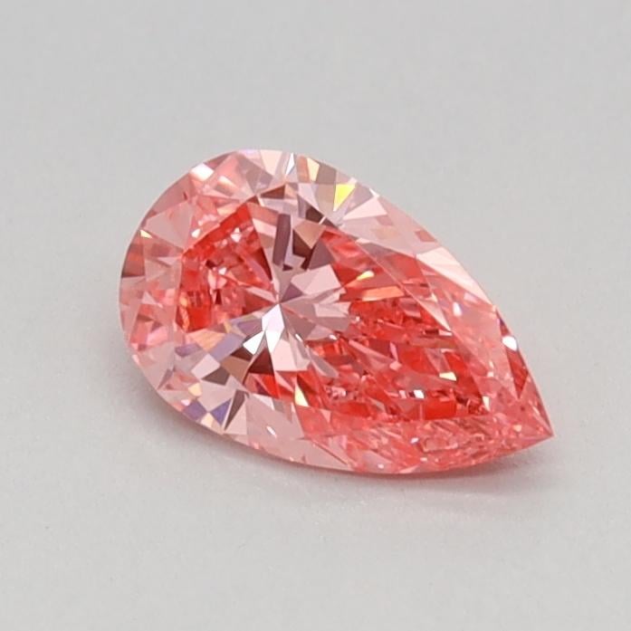 0.34 Ct. Fancy Vivid Pink Pear Lab Grown Diamond