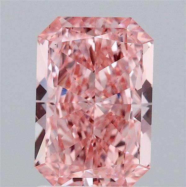 1.80 Ct. Fancy Vivid Pink Radiant Lab Grown Diamond