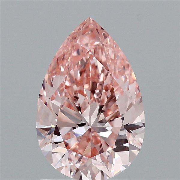 1.52 Ct. Fancy Intense Pink Pear Lab Grown Diamond