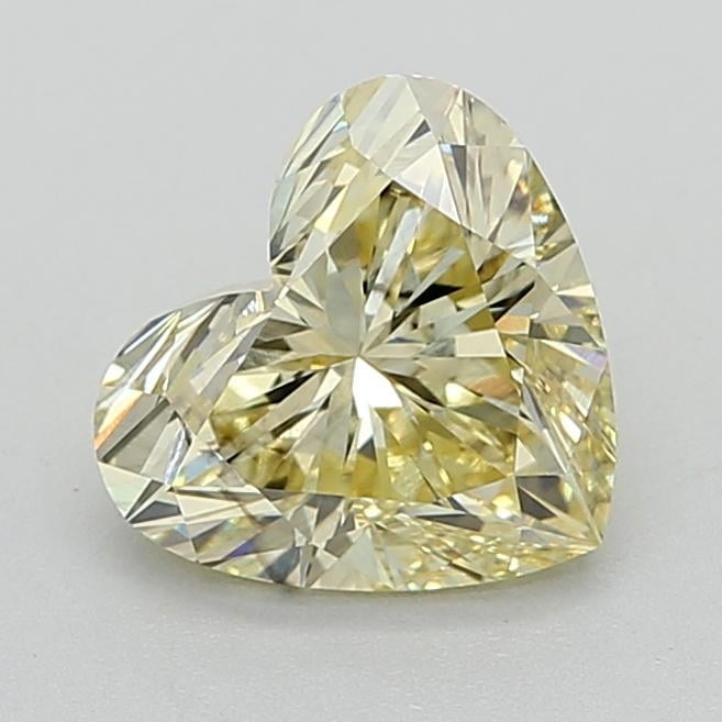 2.01 Ct. Fancy  Yellow Heart Lab Grown Diamond