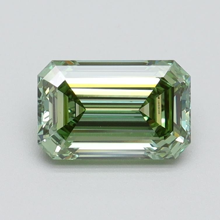 0.98 Ct. Fancy Intense Green Emerald Lab Grown Diamond