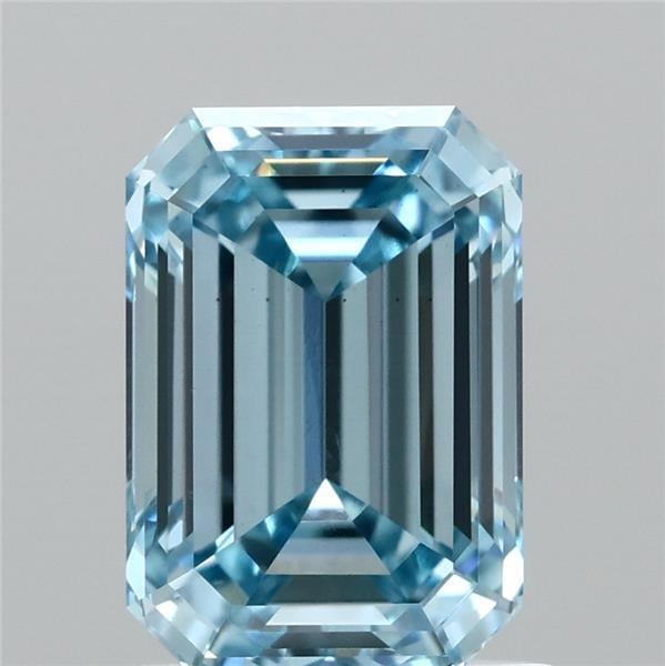 1.50 Ct. Fancy Vivid  Blue Emerald Lab Grown Diamond