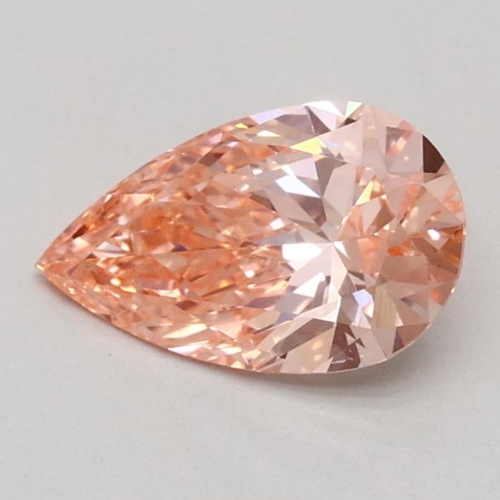 0.55 Ct. Fancy Intense Pink Pear Lab Grown Diamond