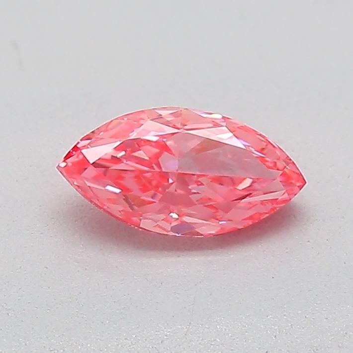 0.32 Ct. Fancy Vivid  Pink Marquise Lab Grown Diamond