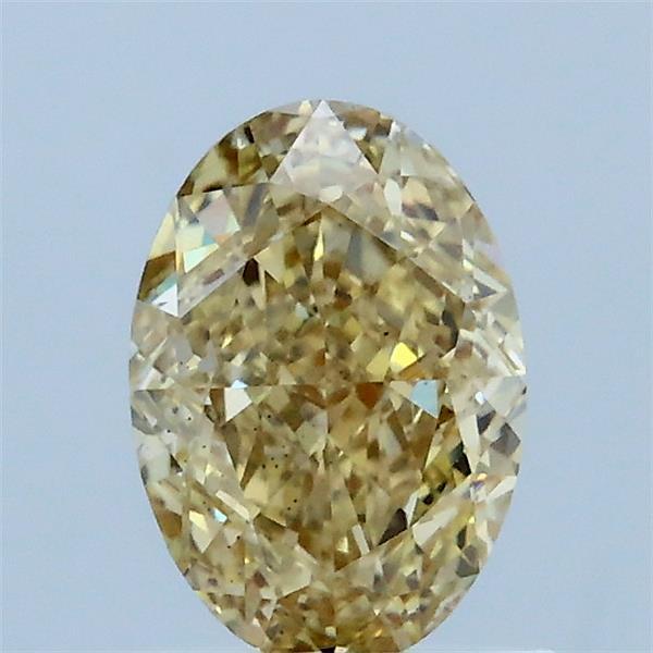 1.03 Ct. Fancy Yellow Oval Lab Grown Diamond