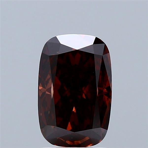 1.53 Ct. Fancy Deep Brown Cushion Lab Grown Diamond