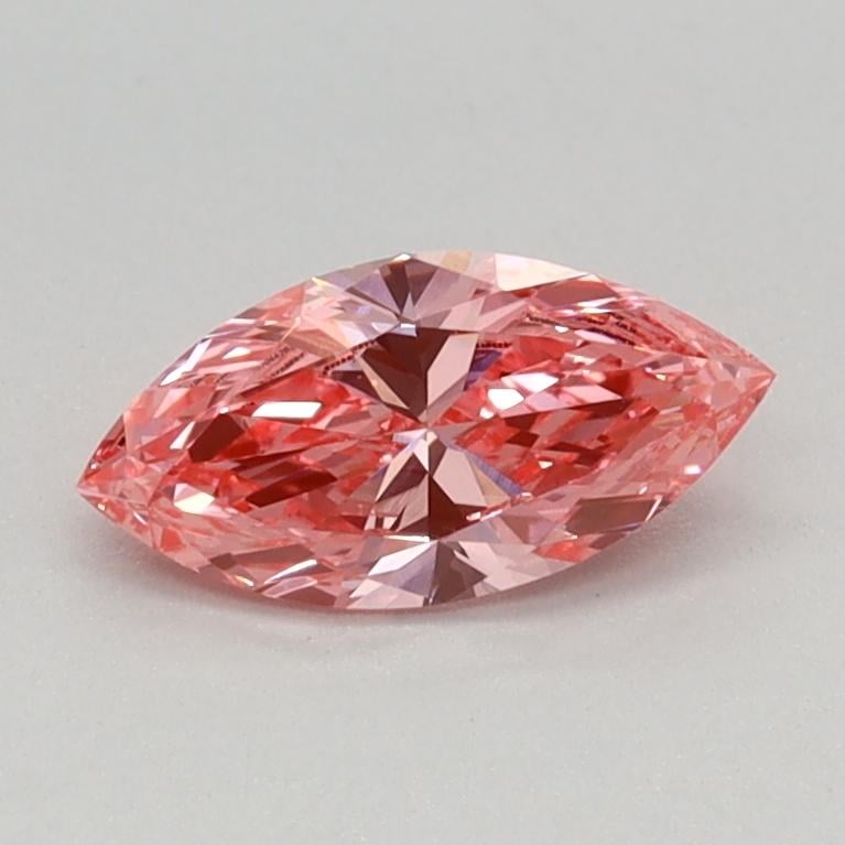 0.38 Ct. Fancy Vivid Pink Marquise Lab Grown Diamond