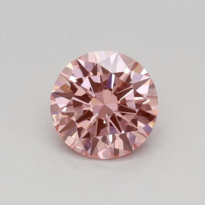 0.31 Ct. Fancy Vivid Pink Round Lab Grown Diamond