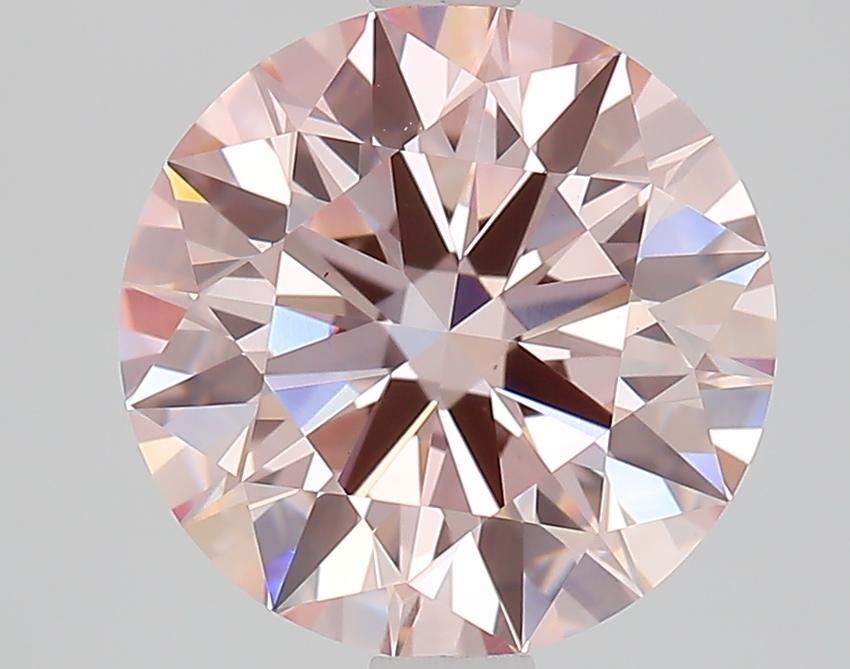 2.53 Ct. Fancy Pink Round Lab Grown Diamond