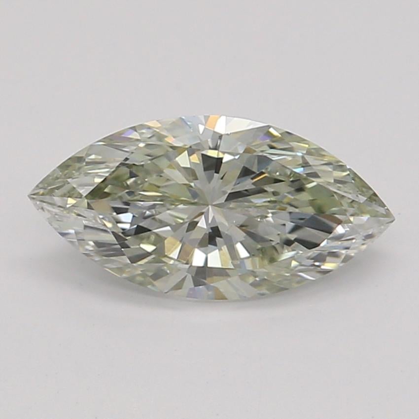 0.50 Ct. Fancy Light Grayish Greenish Yellow Marquise Diamond