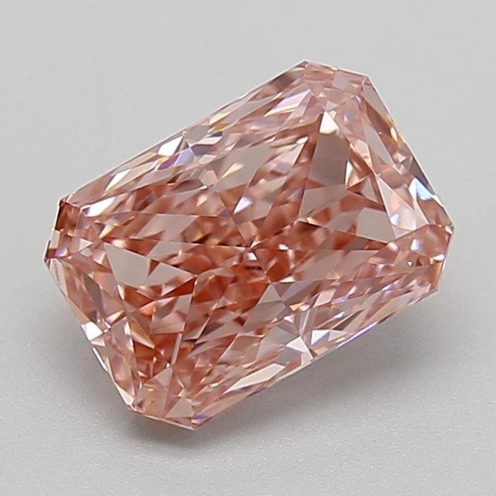 1.71 Ct. Fancy Vivid  Pink Radiant Lab Grown Diamond