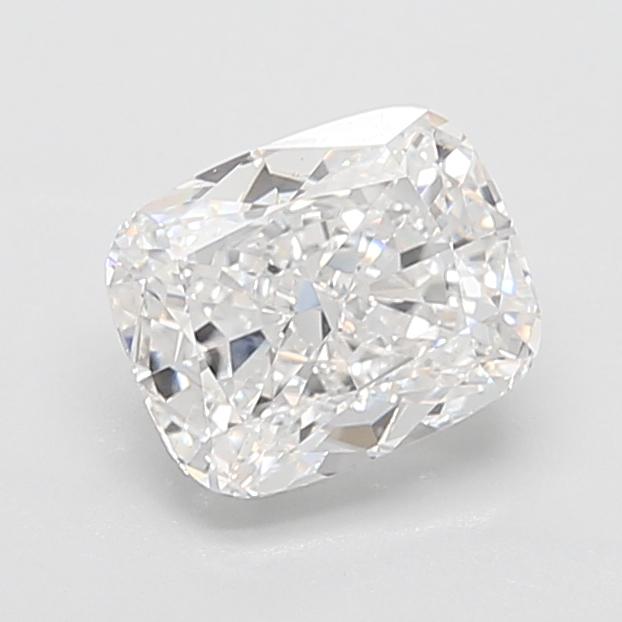 3.01 Ct. Fancy Vivid Green Cushion Lab Grown Diamond