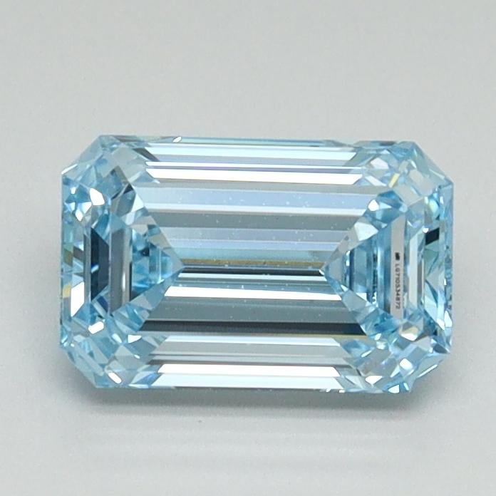 1.07 Ct. Fancy Intense Blue Emerald Lab Grown Diamond
