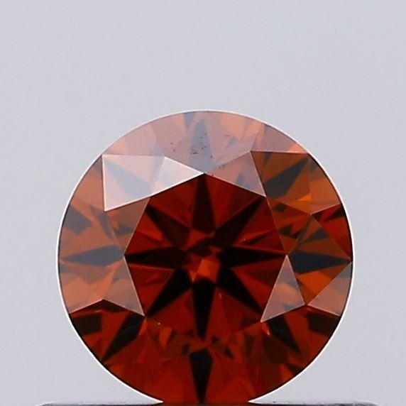 0.41 Ct. Fancy Deep Orange Round Lab Grown Diamond
