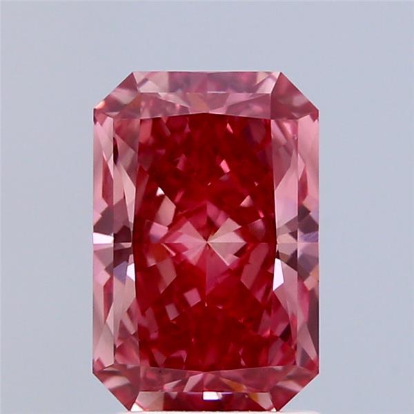 2.12 Ct. Fancy Vivid Pink Radiant Lab Grown Diamond