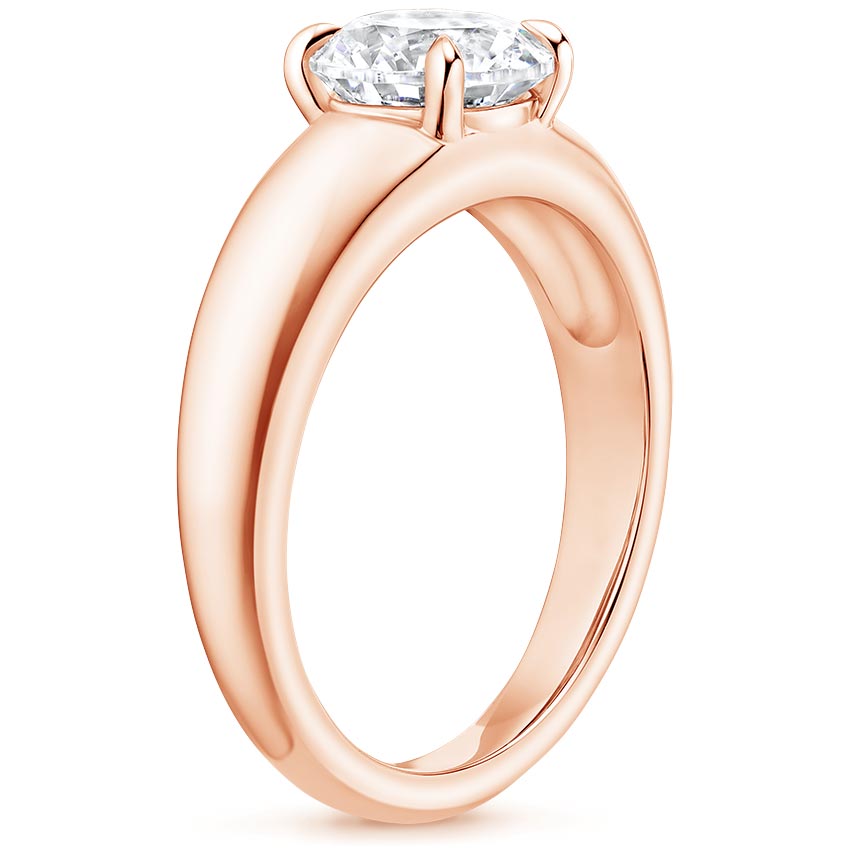 14K Rose Gold Adrian Ring, large side view