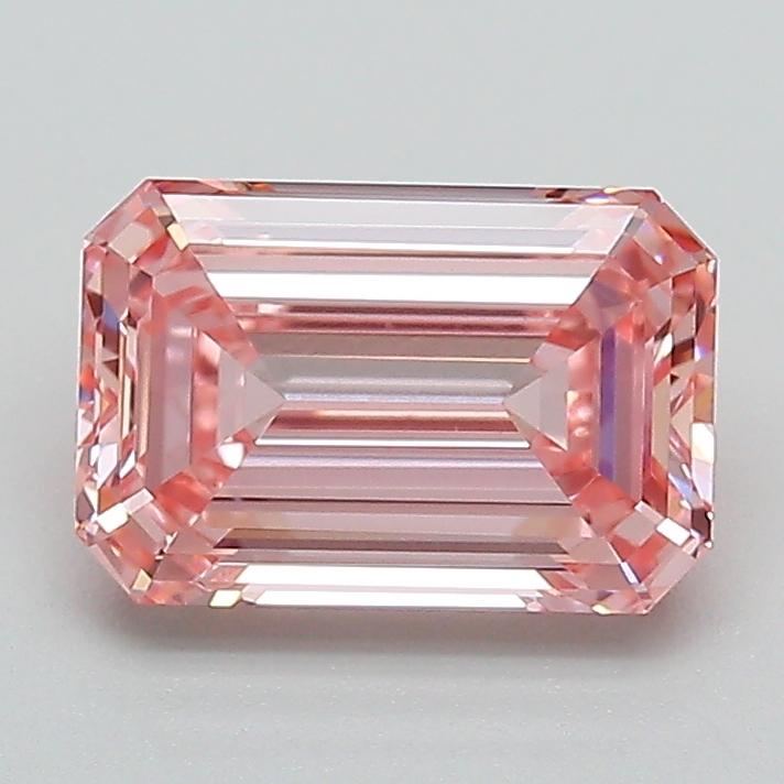 1.56 Ct. Fancy Intense Pink Emerald Lab Grown Diamond