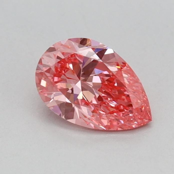 0.39 Ct. Fancy Vivid Pink Pear Lab Grown Diamond