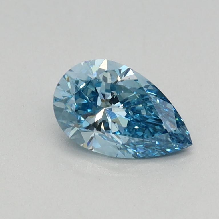 0.34 Ct. Fancy Vivid Blue Pear Lab Grown Diamond