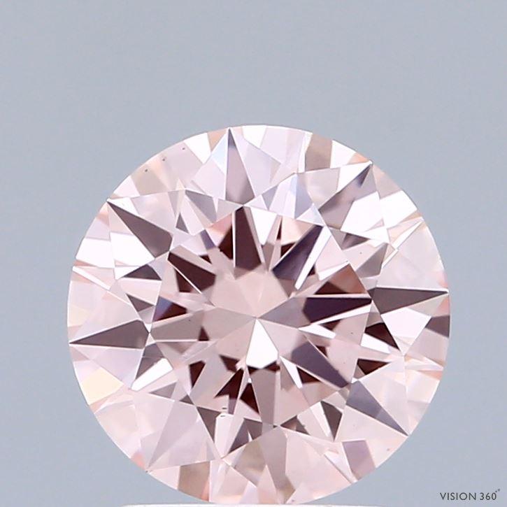 2.06 Ct. Fancy Intense Pink Round Lab Grown Diamond