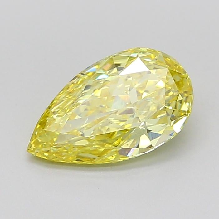 1.35 Ct. Fancy Intense Yellow Pear Lab Grown Diamond
