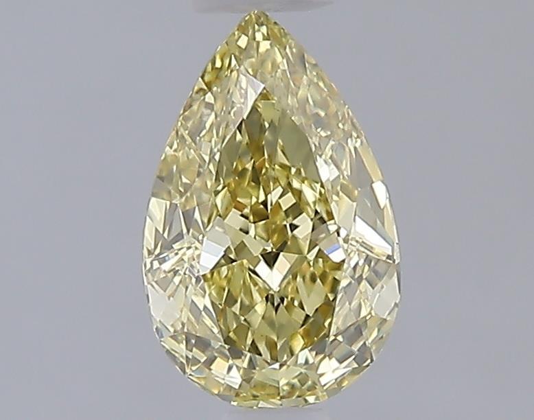 1.06 Ct. Fancy Intense  Yellow Pear Lab Grown Diamond